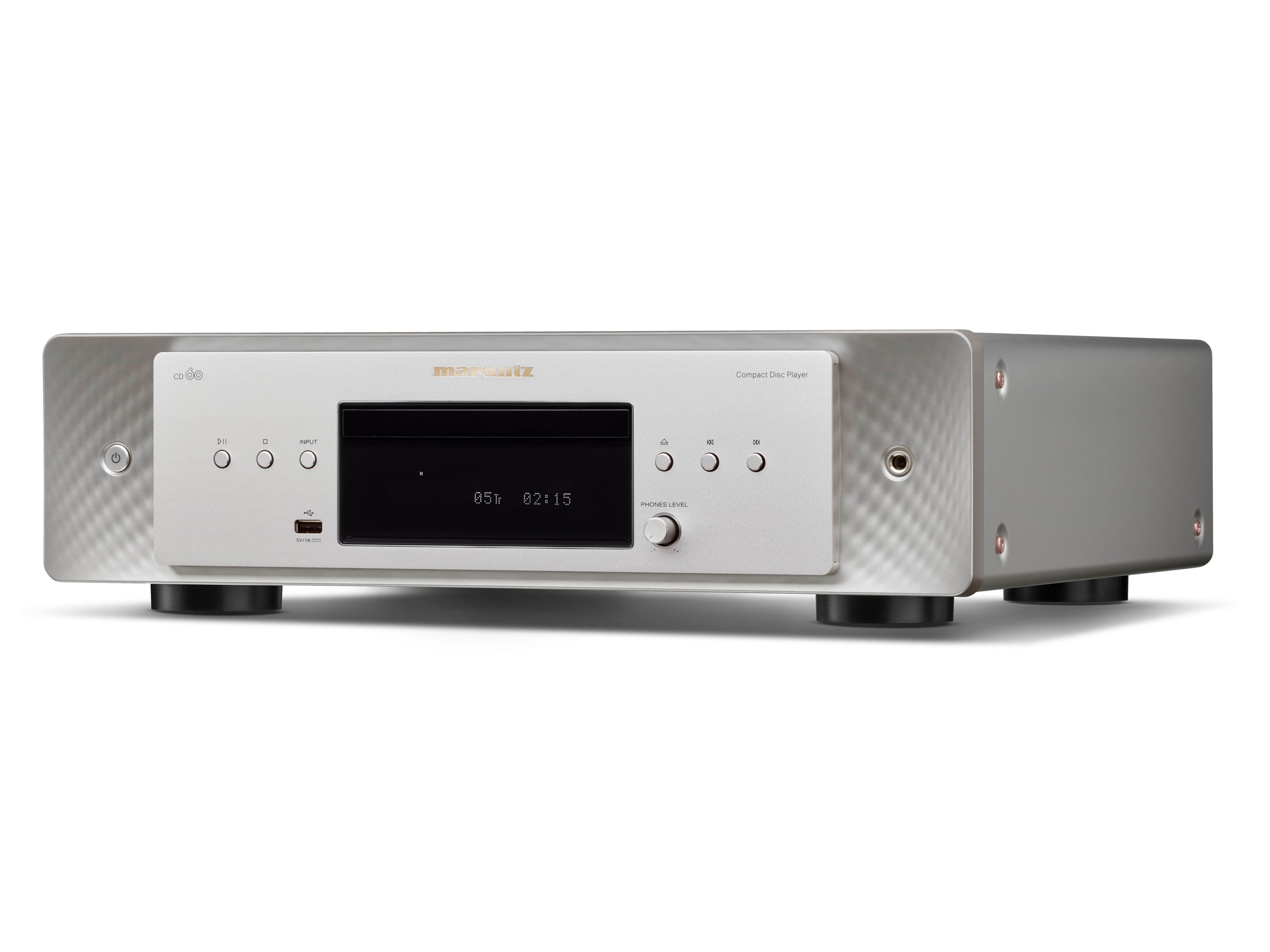 Marantz CD 60 CD Player - High-Fidelity Audio CD Player with USB Playback | Perfect for Home Audio Systems & Music Enthusiasts