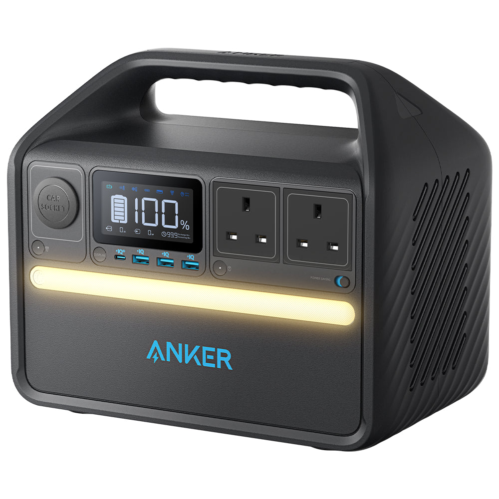 Anker PowerHouse 535 Portable Power Station 512Wh - Solar Generator for Camping, RV, Emergencies & Outdoor Adventures