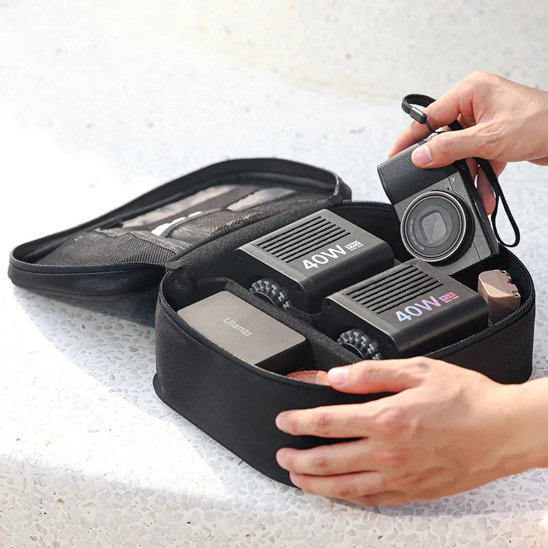 Ulanzi OM 02 Universal Camera Accessories Carrying Bag B052 - Perfect for DSLR, Mirrorless & Video Gear Storage and Travel Photography