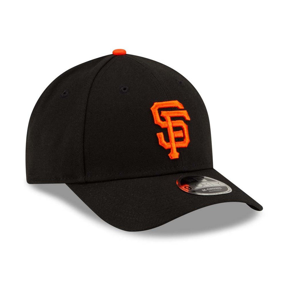 New Era 9Forty M Crown San Francisco Giants Snapback Baseball Cap - Black | Official MLB Licensed Hat for Men & Women | Perfect for Games, Fan Gear & Streetwear Fashion