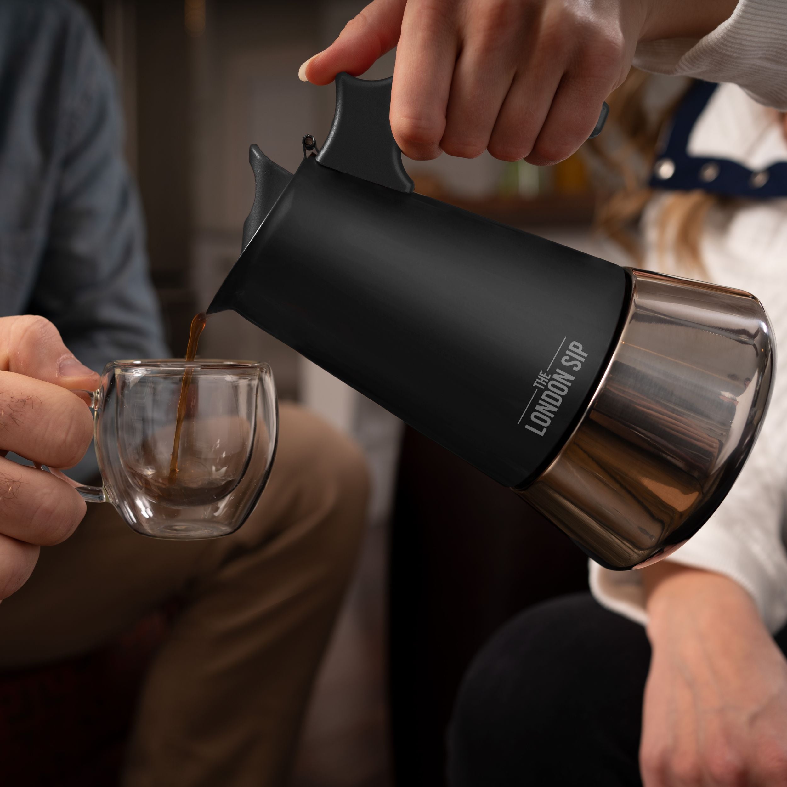 Premium Stainless Steel Stovetop Espresso Maker - Italian Moka Pot for Rich Coffee - Perfect for Home, Camping & Office Use