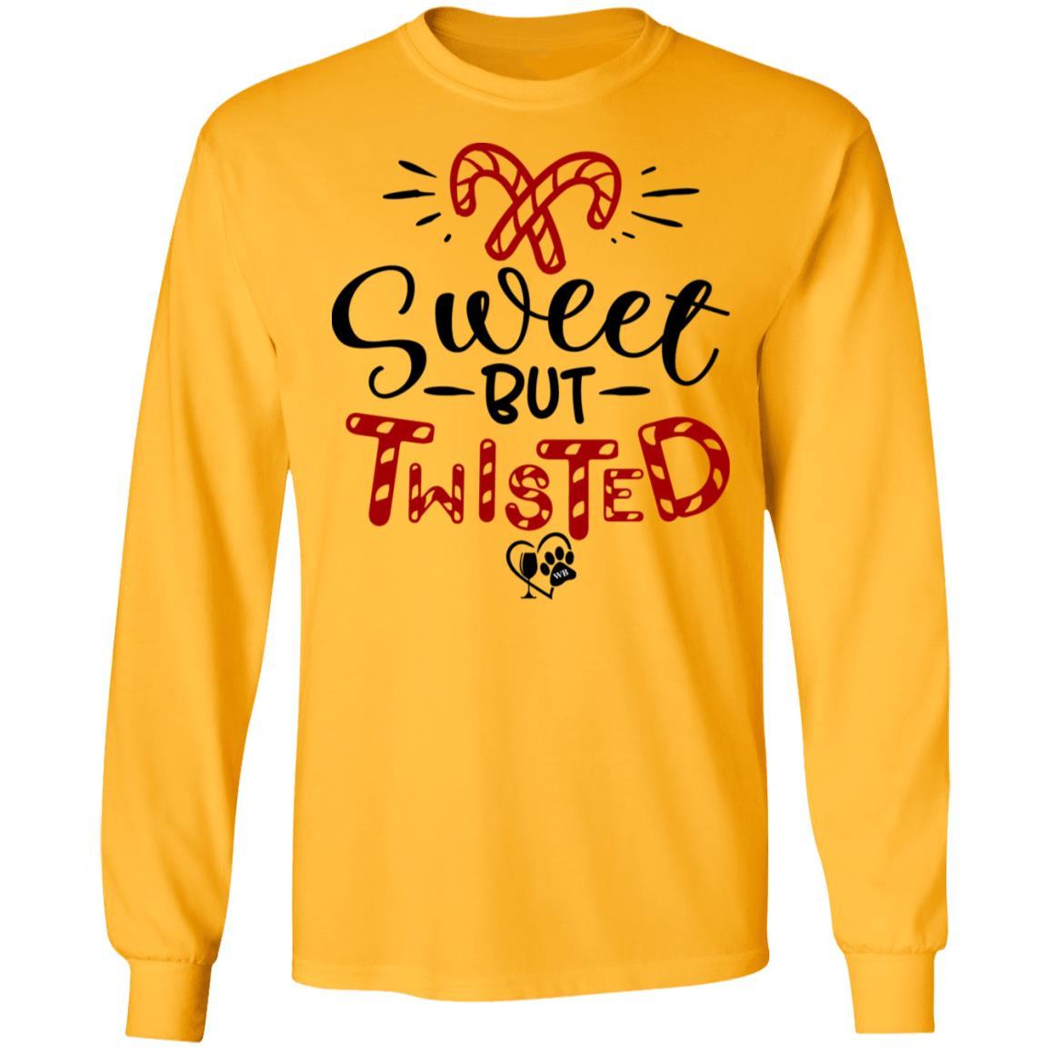Sweet But Twisted Long Sleeve Ultra Cotton T-Shirt | WineyBitches.Co | Comfortable & Stylish Women's Top for Casual Wear, Parties & Gifts