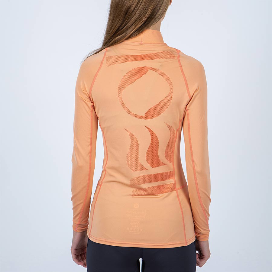 Fourth Element Hydroskin Women's Long Sleeve Rash Guard - UPF 50+ Sun Protection Swim Shirt for Surfing, Swimming & Water Sports