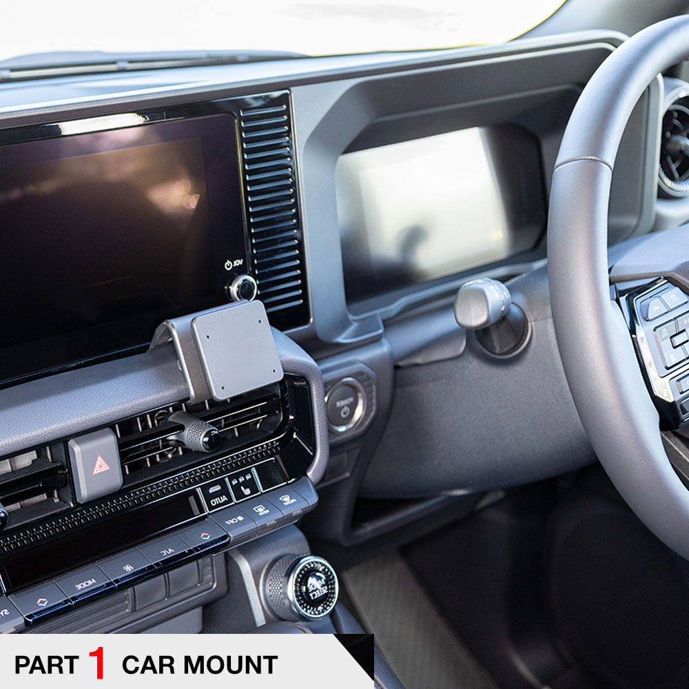 ClicOn No Holes Center Dash Mount for Toyota Prado 2024-2025 | Universal Phone Holder for Car | Perfect for GPS Navigation & Hands-Free Driving