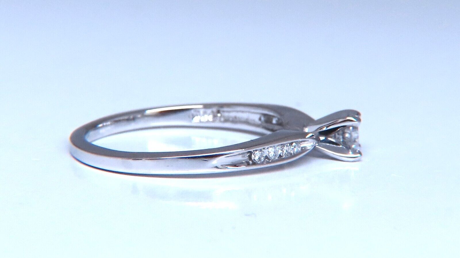 14K Gold Traditional Natural Diamond Engagement Ring 0.24ct - Perfect for Proposals, Anniversaries & Special Occasions
