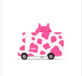 CLB Strawberry Moo Van - Cute Kawaii Plush Toy for Kids & Collectors | Perfect for Bedroom Decor, Gift Giving, and Stress Relief