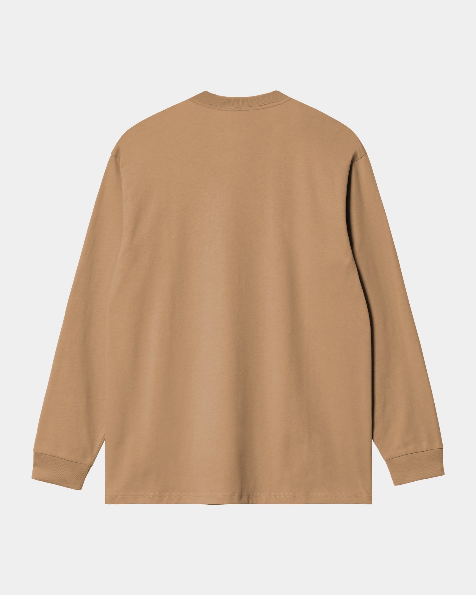 Chase Long Sleeve T-Shirt for Men | Premium Cotton Casual Shirt in Dusty Hamilton Brown | Perfect for Work, Travel & Everyday Wear