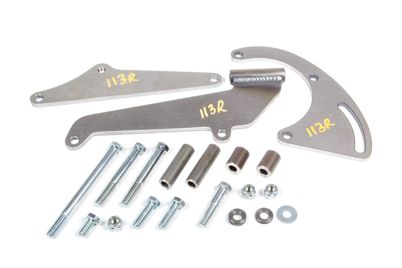 Alan Grove 113R AC Short Water Pump Compressor Bracket Kit - Compatible with Chevy Small Block Engines - Perfect for Classic Car Restoration & Performance Upgrades