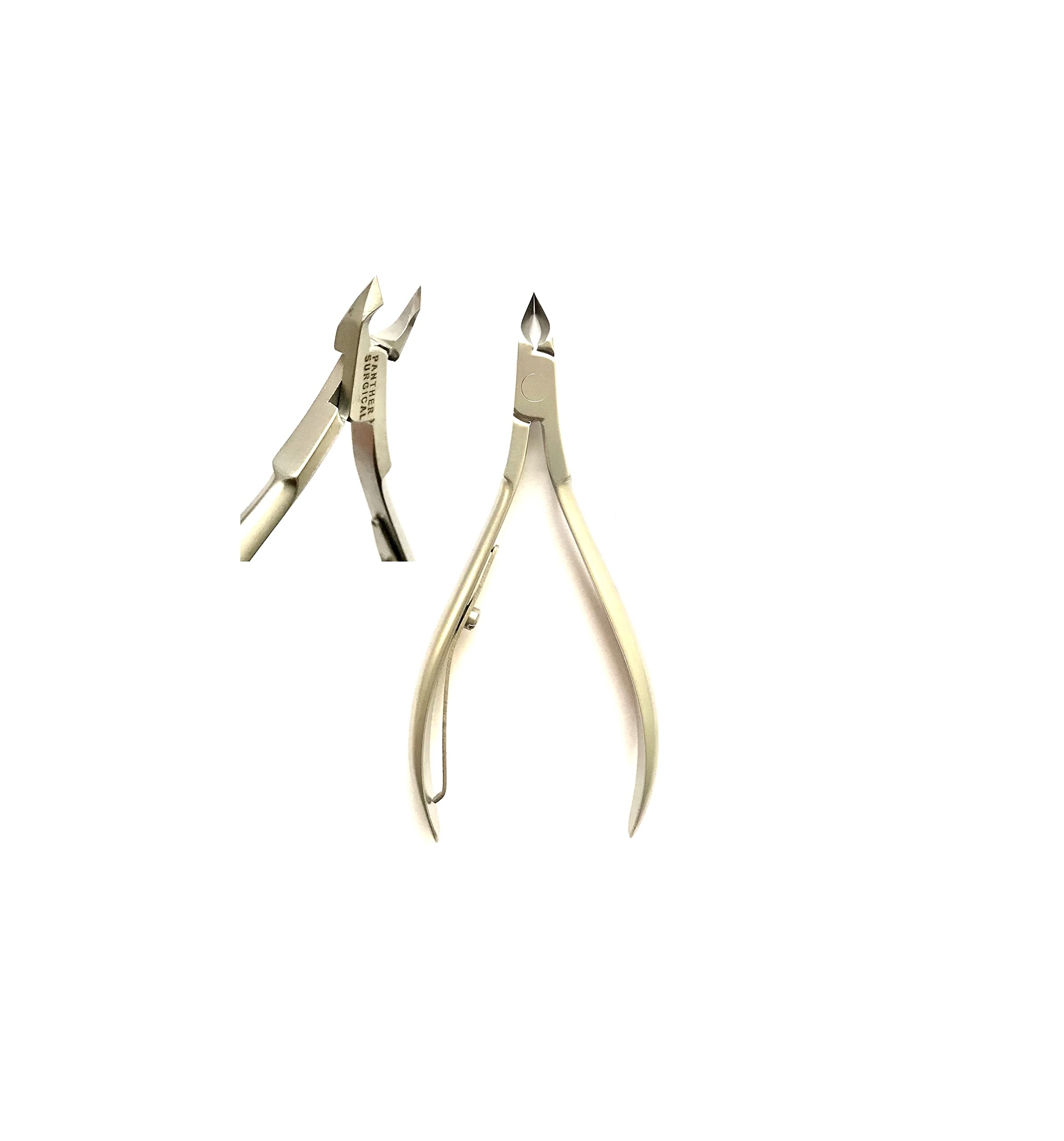 Premium Stainless Steel Manicure & Pedicure Cuticle Nipper - Professional Nail Scissor Cutter for Salon & Home Nail Care - Perfect for Grooming, Trimming & Shaping Nails
