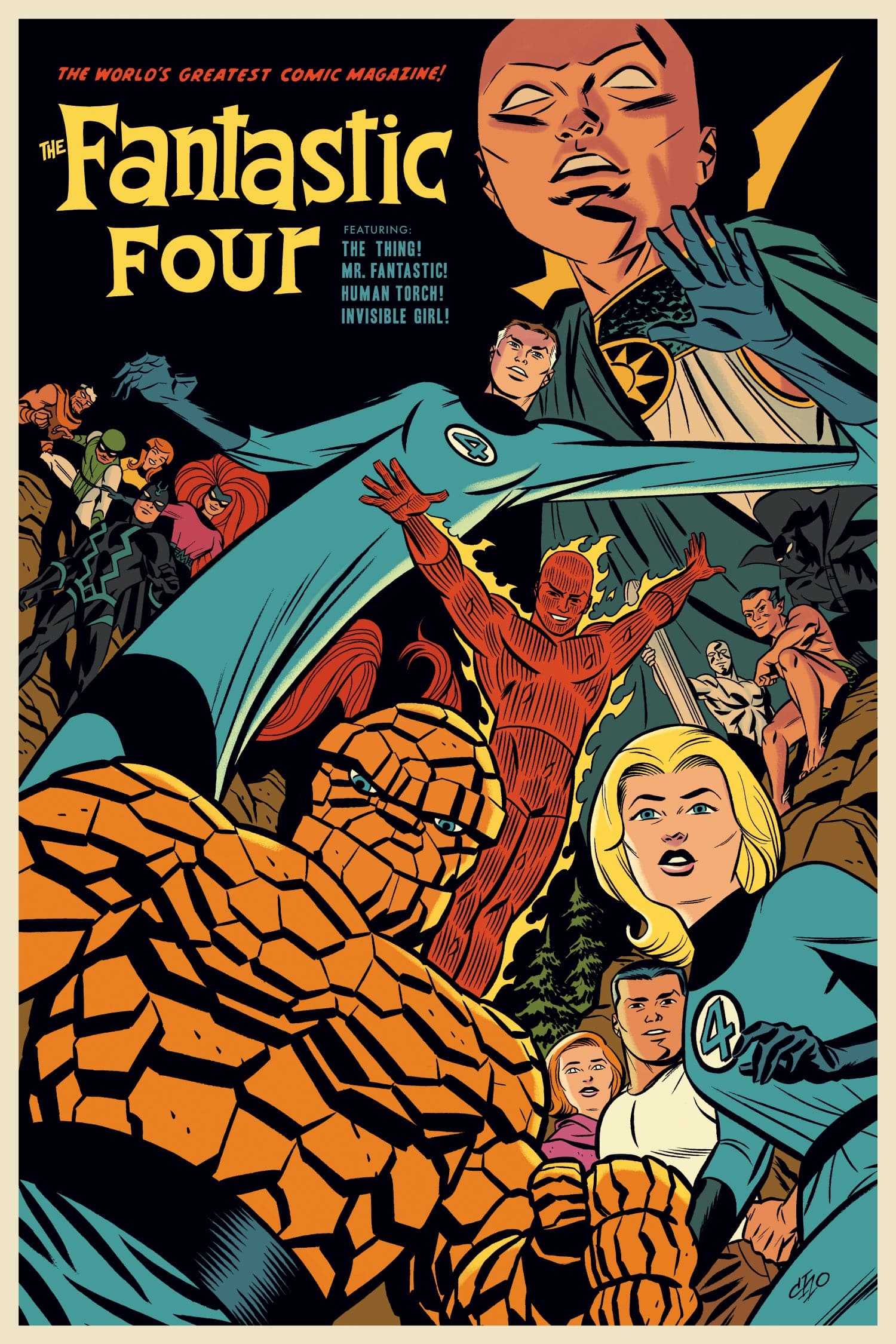 Fantastic Four Movie Poster - High Quality Wall Art for Marvel Fans | Perfect for Home Decor, Office, and Gifts