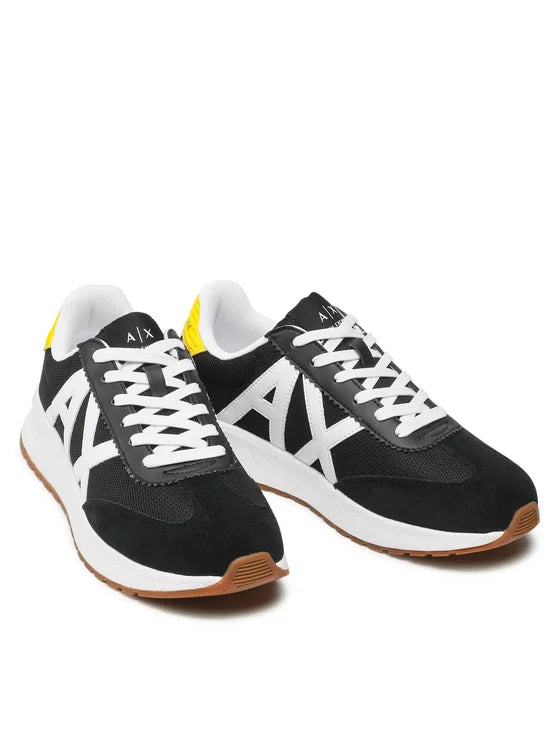 Armani Exchange Men's Dusseldorf Sneakers - Stylish Casual Shoes for Men | Comfortable Walking & Everyday Wear | Perfect for Work, Travel & Street Fashion