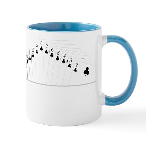 White/Blue Inside - Clubs Bridge Suit Mug