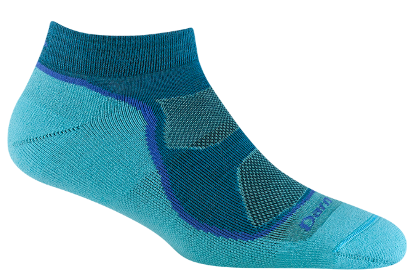 Darn Tough Women's Light Hiker Socks - Lightweight No Show Hiking Socks for Women - Moisture Wicking & Cushioned for Outdoor Adventures, Travel & Daily Wear
