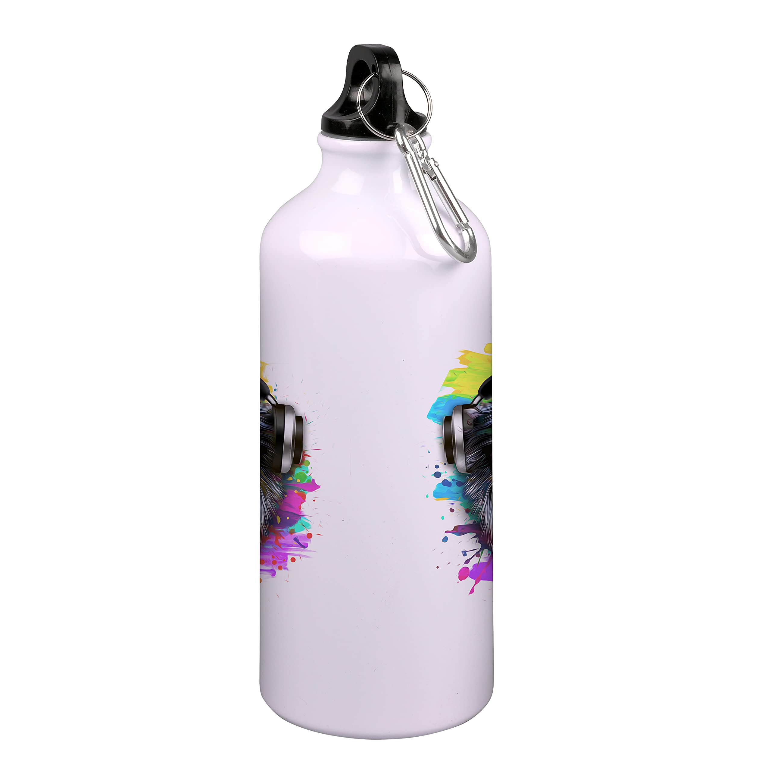 **Insulated Animal Print Sports Water Bottle 600ml - Leakproof, BPA-Free for Gym, Running, Hiking, Yoga, Cycling, School, Beach & Outdoor Activities**