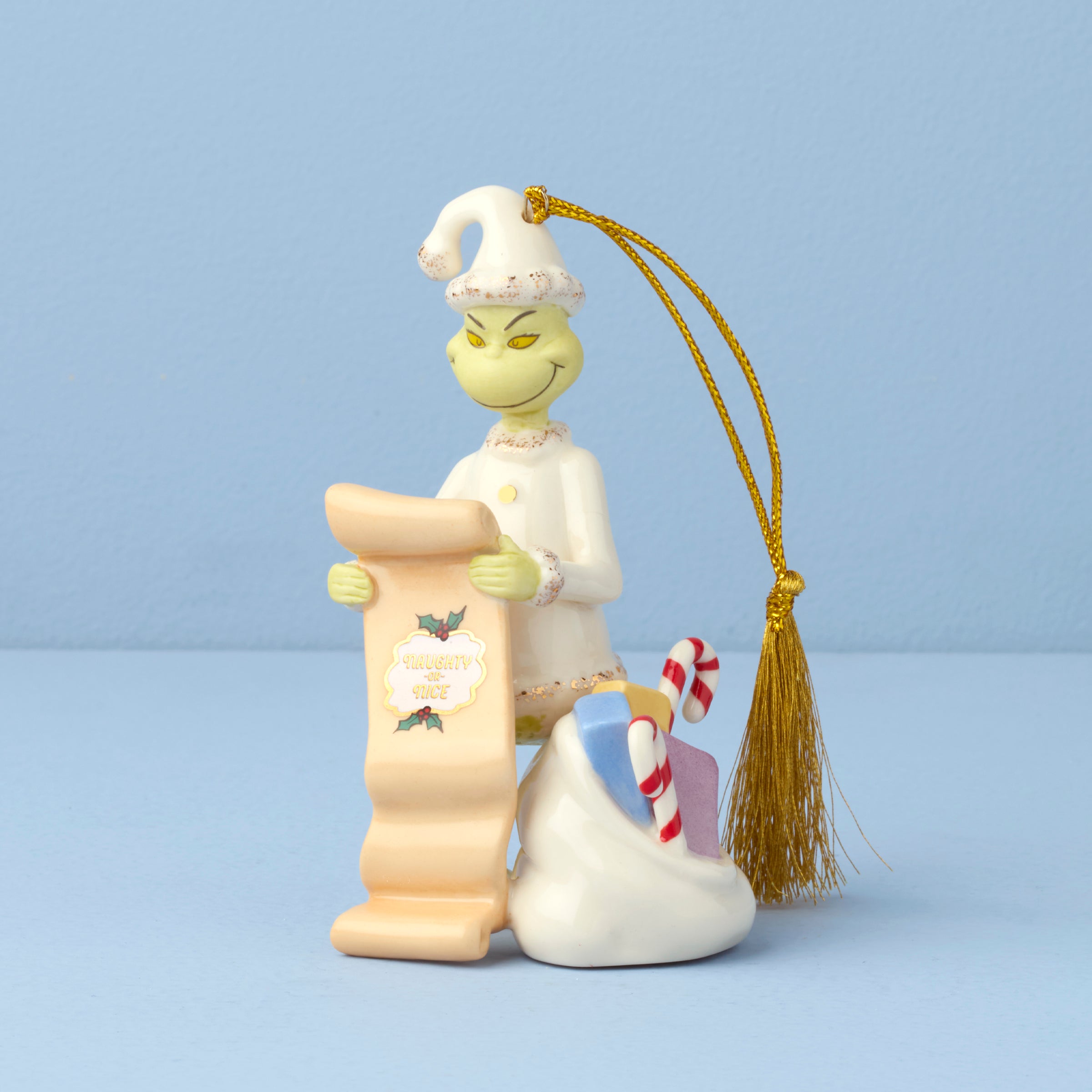 Funny The Grinch's List Christmas Ornament - Perfect for Holiday Tree Decorations, Gifts & Festive Home Decor
