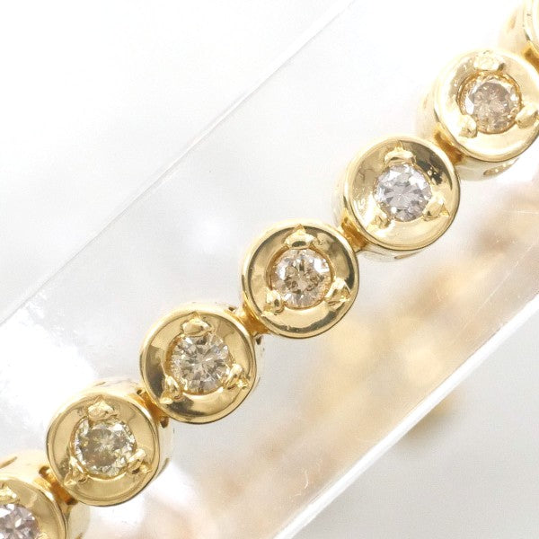 18K Yellow Gold Brown Diamond Bracelet for Women - Elegant Luxury Jewelry Gift for Anniversary, Birthday & Special Occasions