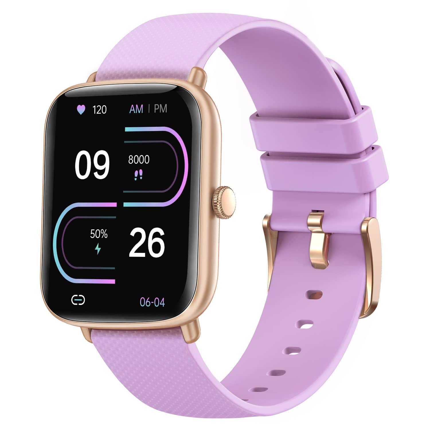 DoSmarter Fitness Tracker Smartwatch - 24/7 Heart Rate, Blood Pressure, Blood Oxygen Monitor with Sleep Tracking, Step Counter & Calorie Tracker | Waterproof Activity Watch for Women & Men | Perfect for Gym, Running, Hiking & Daily Health Monitoring