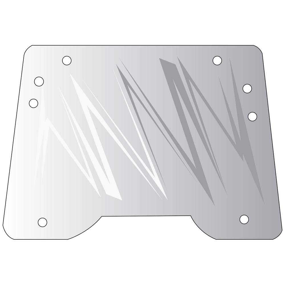 RAParts AM82032042 Front Windshield Glass Replacement for Trucks & SUVs - Hinged Design for Easy Installation - Perfect for Off-Roading & Heavy-Duty Use