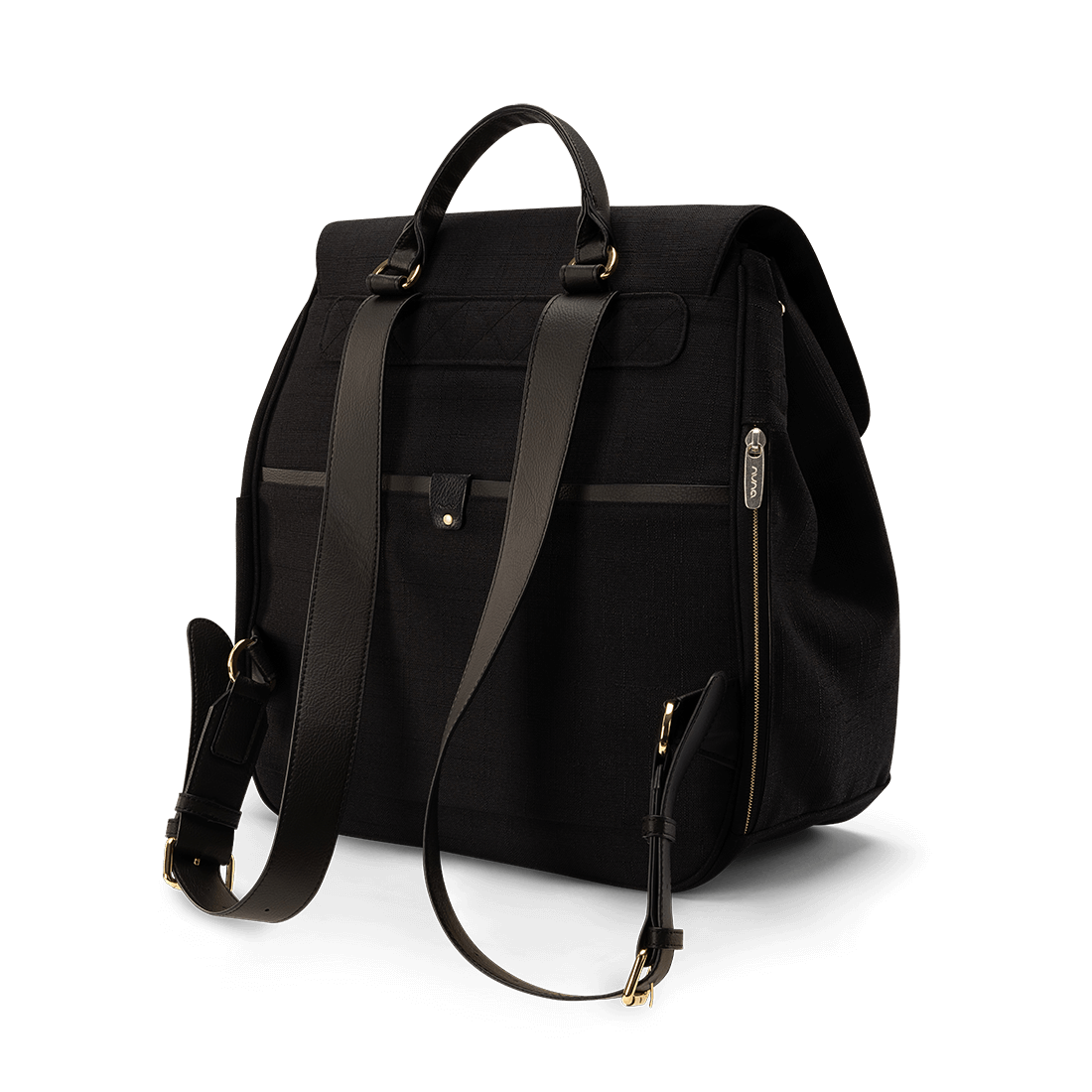 Nuna Premium Diaper Bag in Caviar - Stylish & Spacious Baby Essentials Organizer for Travel, Outings, and Everyday Use