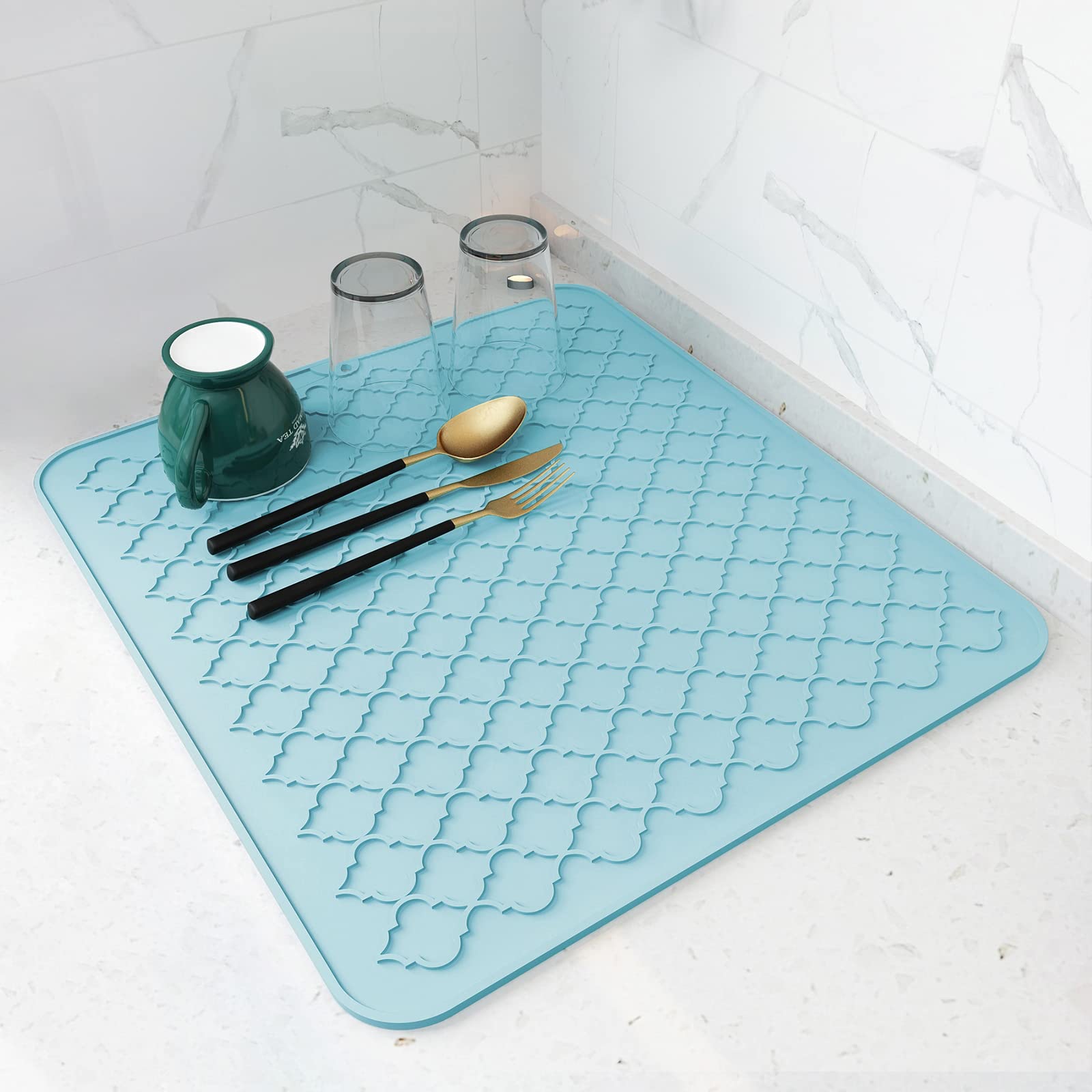 AMOAMI Heat Resistant Kitchen Dish Drying Mat - 16