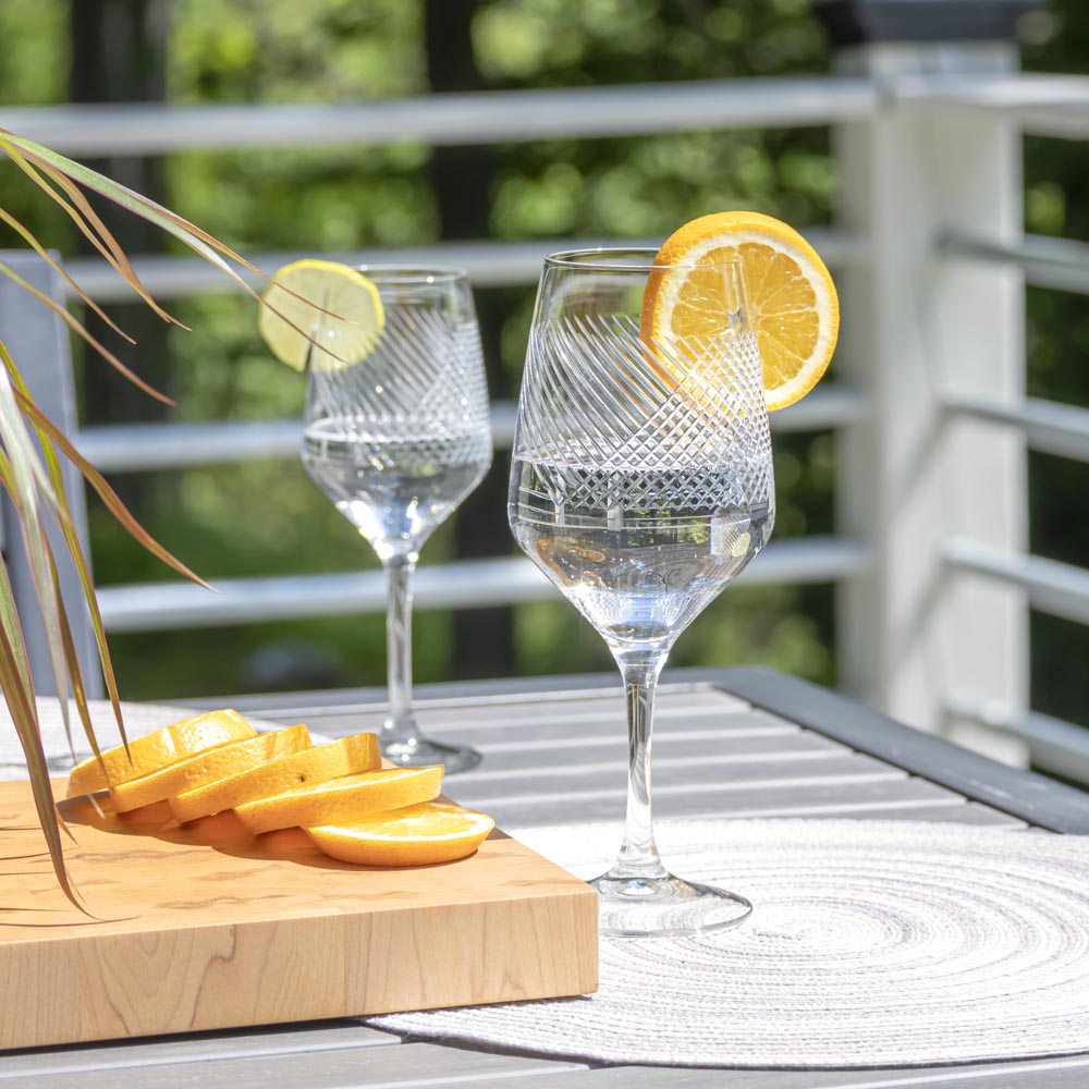 Premium 19.5oz All-Purpose Wine Glasses Set of 12 - Perfect for Bourbon Street Cocktails, Parties, and Entertaining at Home