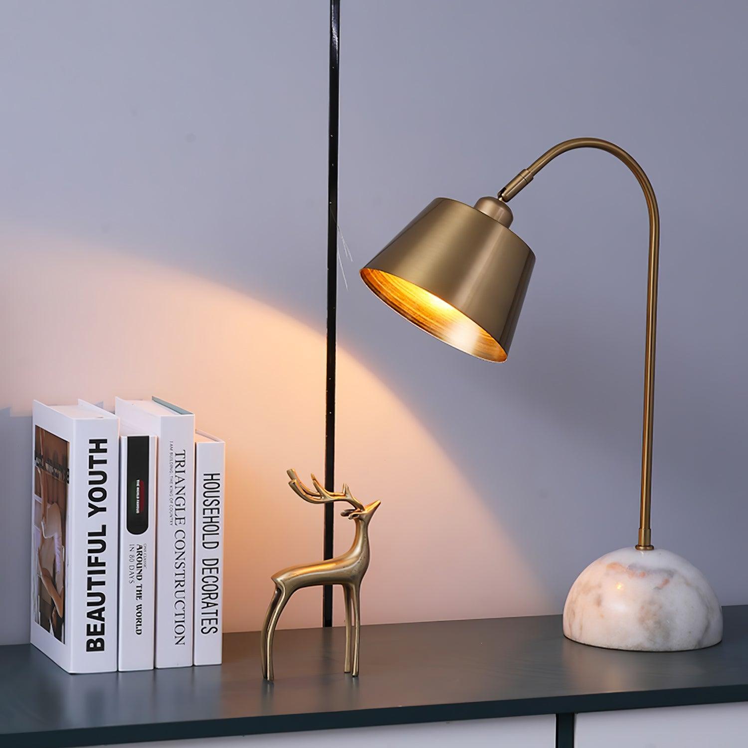 Brax LED Desk Lamp with Adjustable Brightness - Modern Study Light for Home Office, Reading & Work - Energy Efficient Task Lighting for Students & Professionals