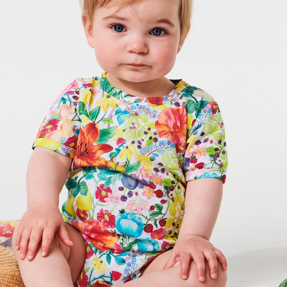 Organic Cotton Short Sleeve Romper for Baby Girls & Boys - Soft & Breathable Outfit for Summer Play, Beach & Casual Wear