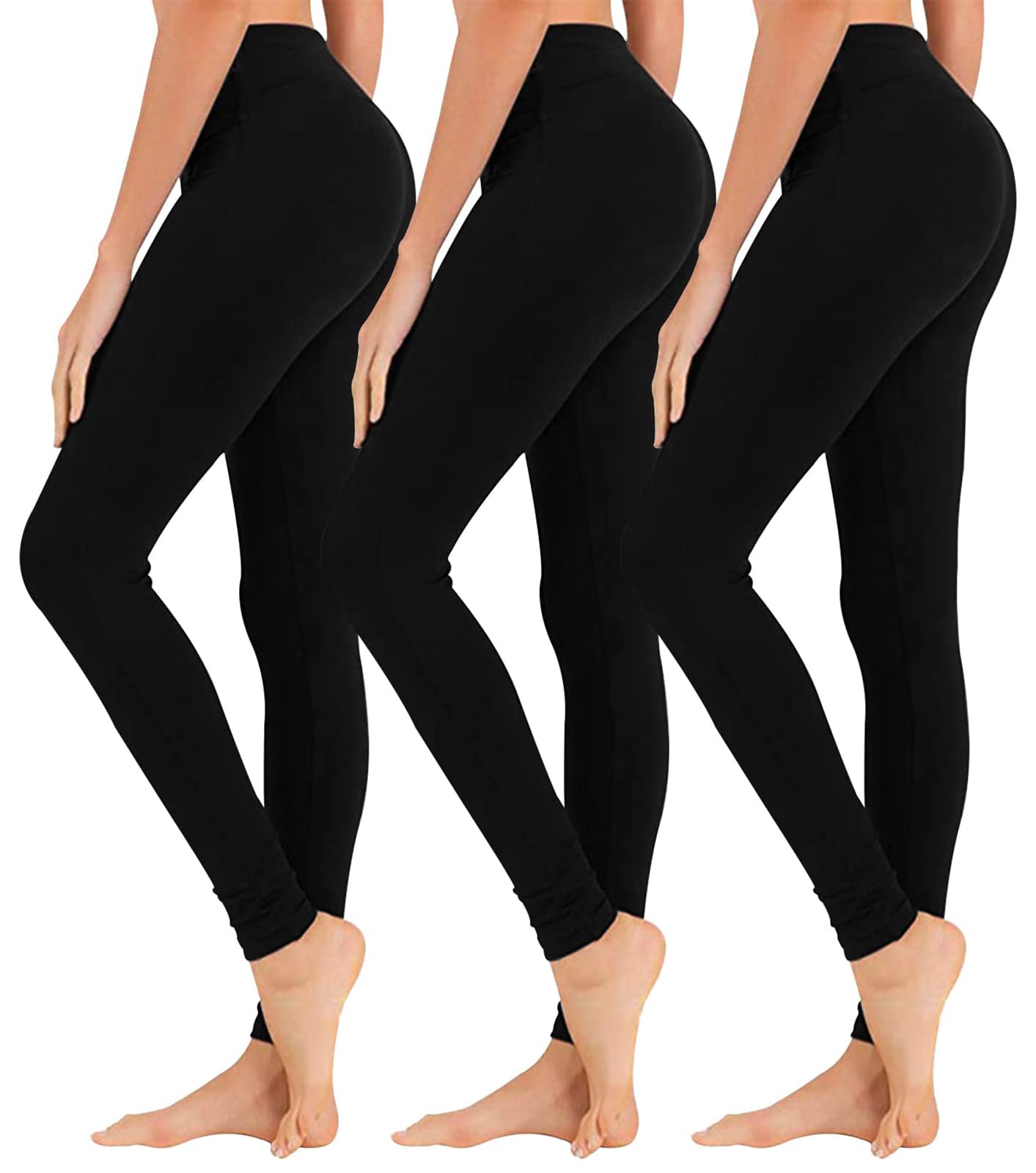 Diravo High Waisted Yoga Leggings - Buttery Soft Tummy Control for Workout & Athletic Wear