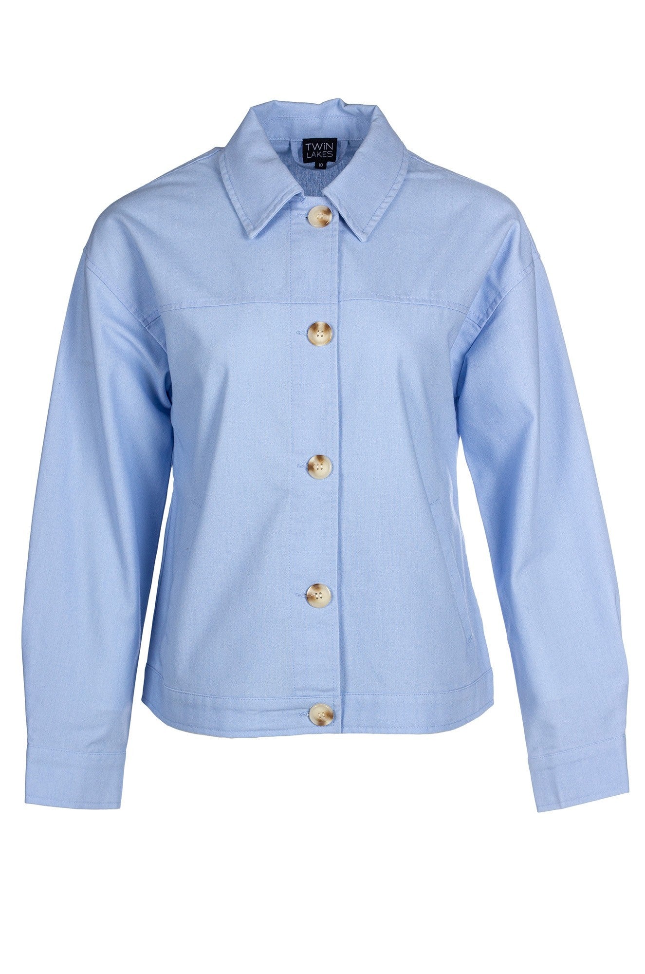 Cotton Linen Blend Jacket for Women - Lightweight Summer Cardigan with Pockets | SKY 6771A1 | Perfect for Beach Cover-ups, Office Wear & Casual Outings