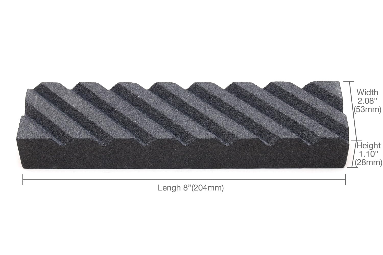 Premium Yoshihiro Knife Sharpening Stone - Professional Chef's Tool for Kitchen - Regular Black Whetstone - Perfect for Home Cooking & Sushi Preparation