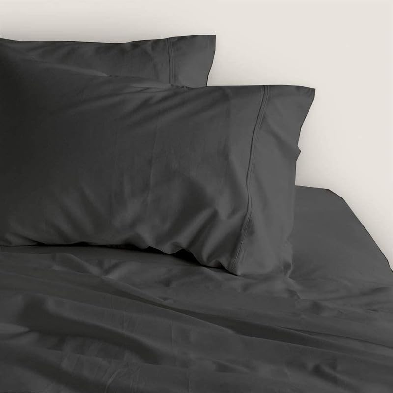 Premium 1800 Microfiber Sheet Set for Murphy/Wall Beds (4-Piece, Stone Grey) - Deep Pocket 6-10