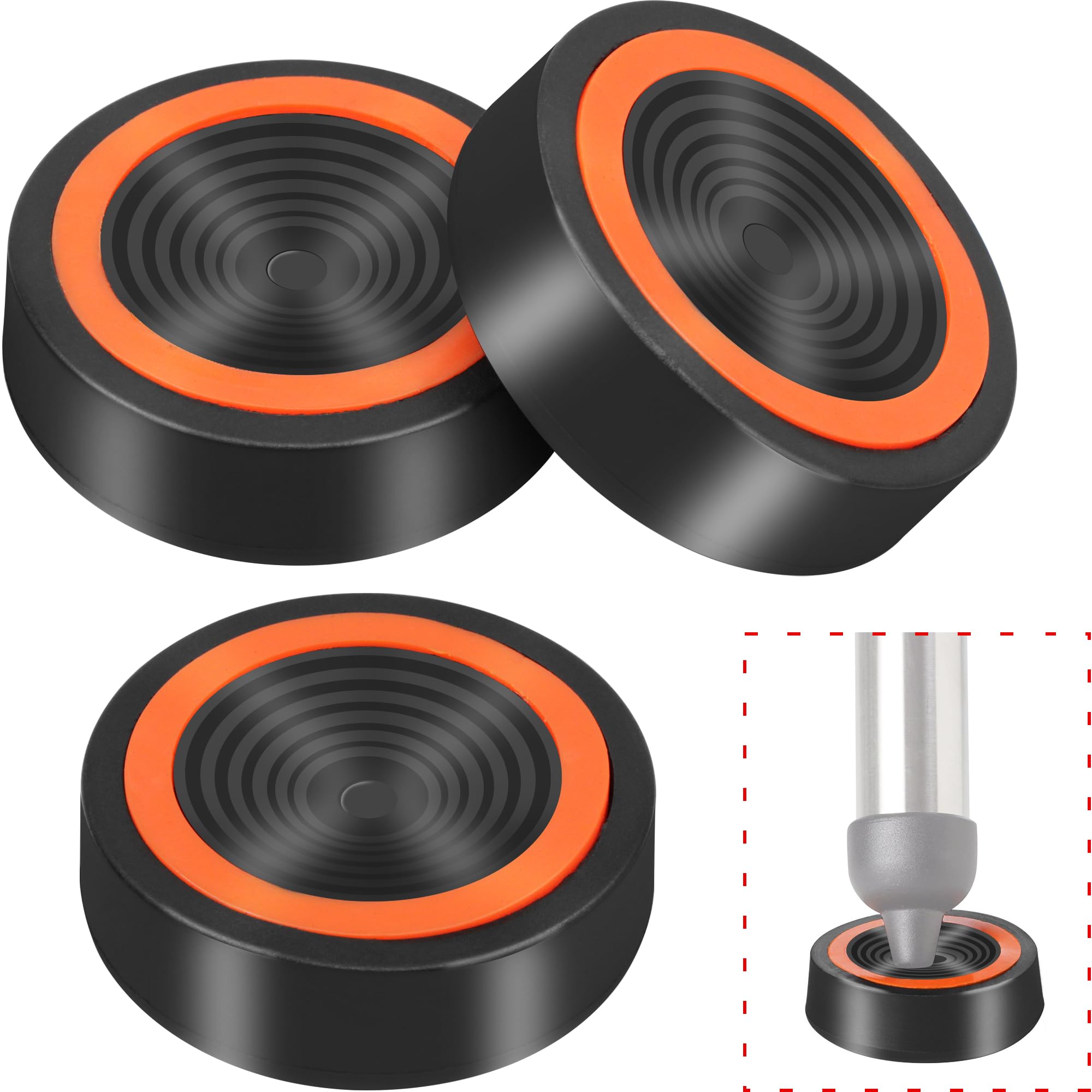 Anti-Vibration Telescope Mount Pads - Shock Absorbing Vibration Dampening Pads for Astronomy Equipment | Perfect for Stargazing, Astrophotography & Telescope Stability