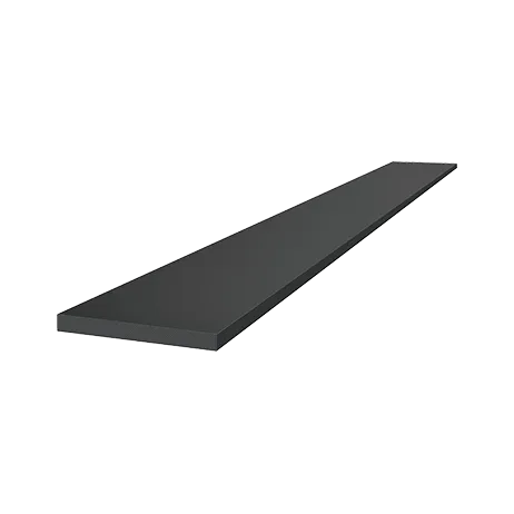 3.5 x 36 Inch Marmiline Midnight Polished Engineered Stone Niche Sill - 4.41 Sq Ft/Case (5 Pieces) - Perfect for Bathroom Shower Niches, Window Sills, and Shelf Edging