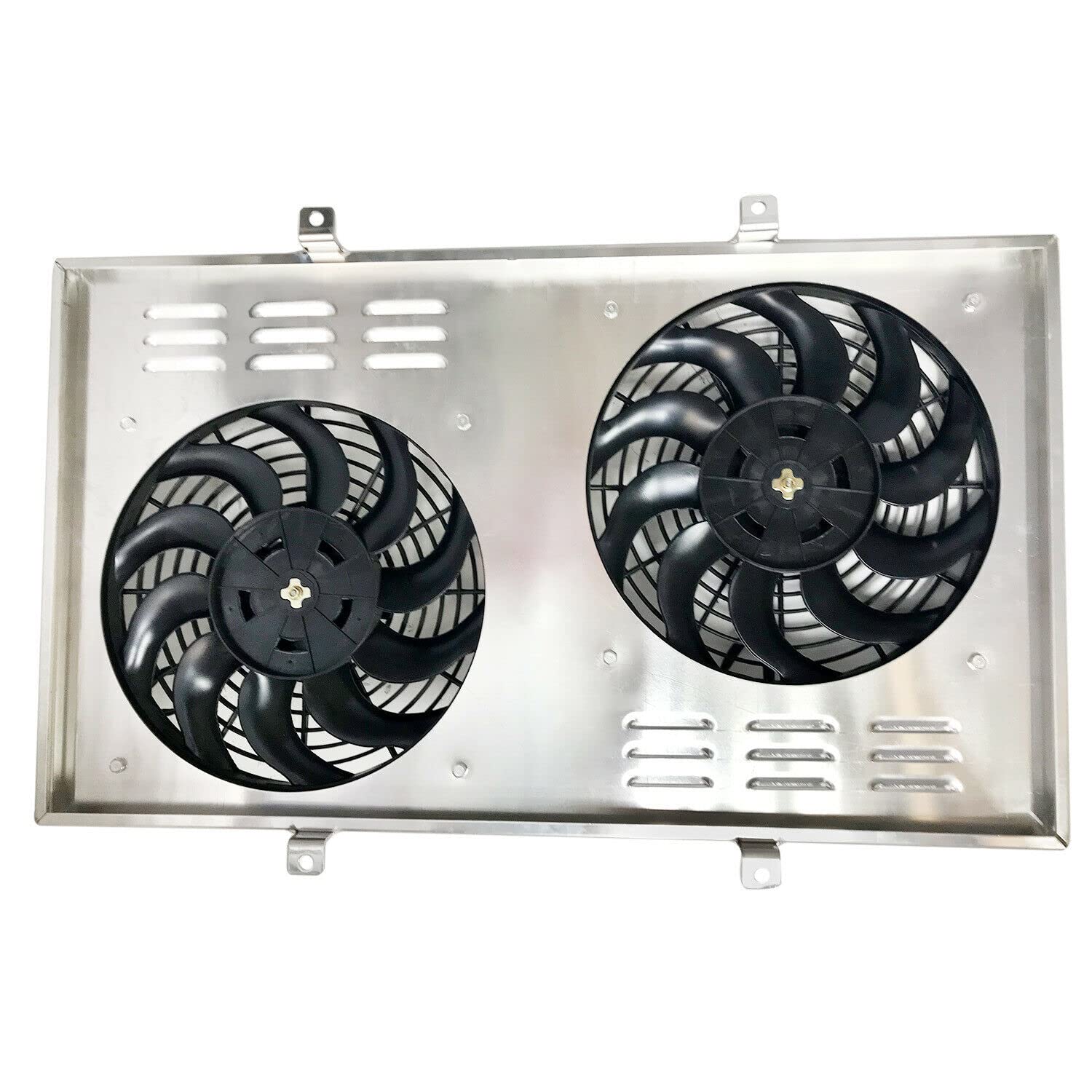Aluminum Radiator Shroud Fan Compatible with Chevy C/K 10 20 30 & GMC Trucks 1967-1972 - DPI369 - Perfect for Cooling System Upgrades & Engine Performance Enhancement