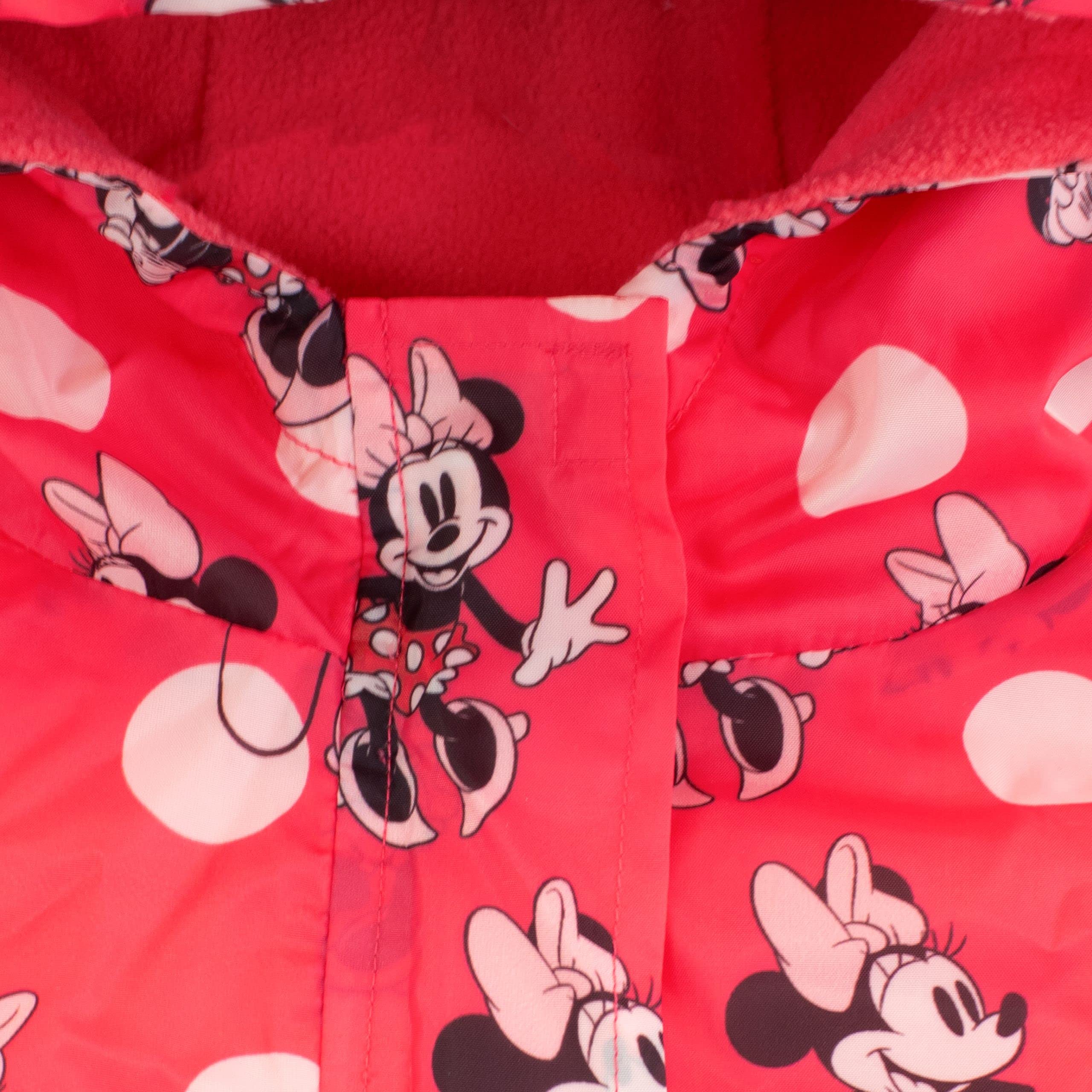 Minnie Mouse Disney Girls Waterproof Puddle Suit - Raincoat for Toddler & Kids Outdoor Play, Rainy Day & Splash Park Adventures