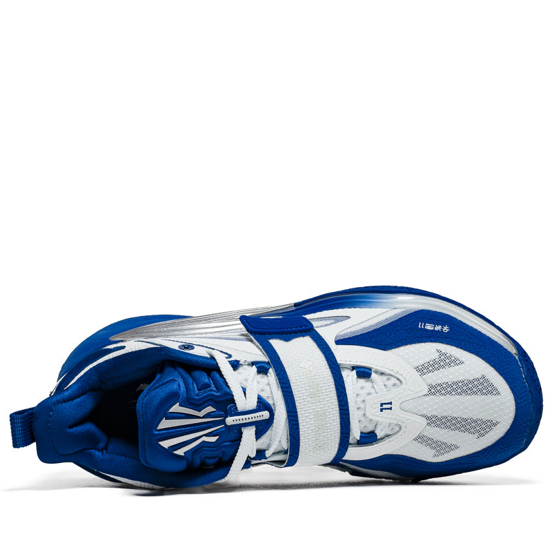 Anta Kai 1 'College' Basketball Shoes - White/Blue Men's Athletic Sneakers for Indoor & Outdoor Court Play