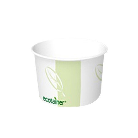 16 oz. Round Eco-Friendly Paper Food Containers - Bulk 500 Pack | Perfect for Takeout, Catering & Food Storage