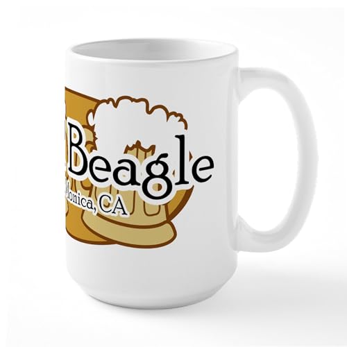 White - Regal Beagle Large Mug