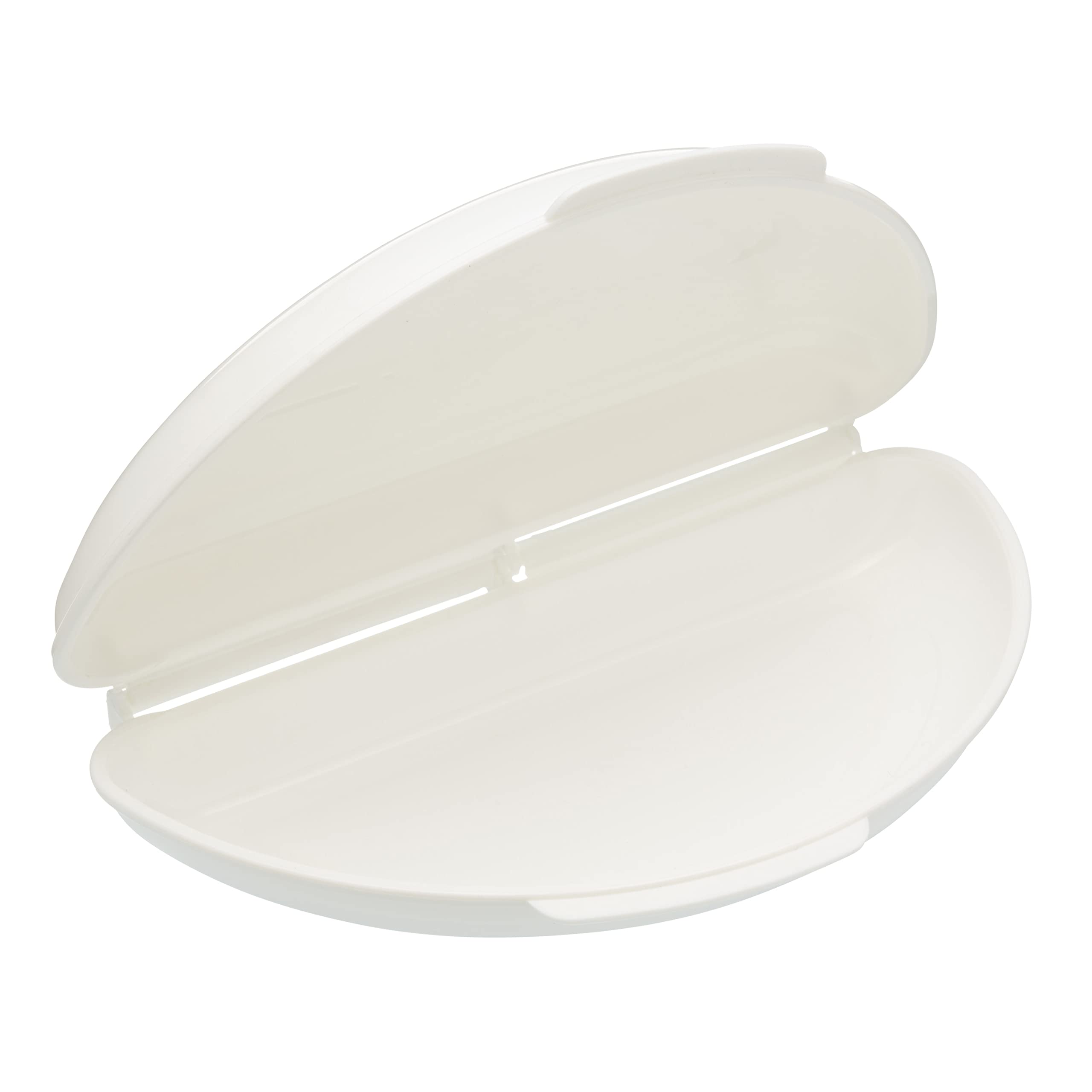 KitchenCraft Microwave Omelette Maker - Quick & Easy Egg Cooker for Breakfast - BPA-Free Plastic, 21x15cm, White - Perfect for Fast Morning Meals, Camping & Dorm Cooking