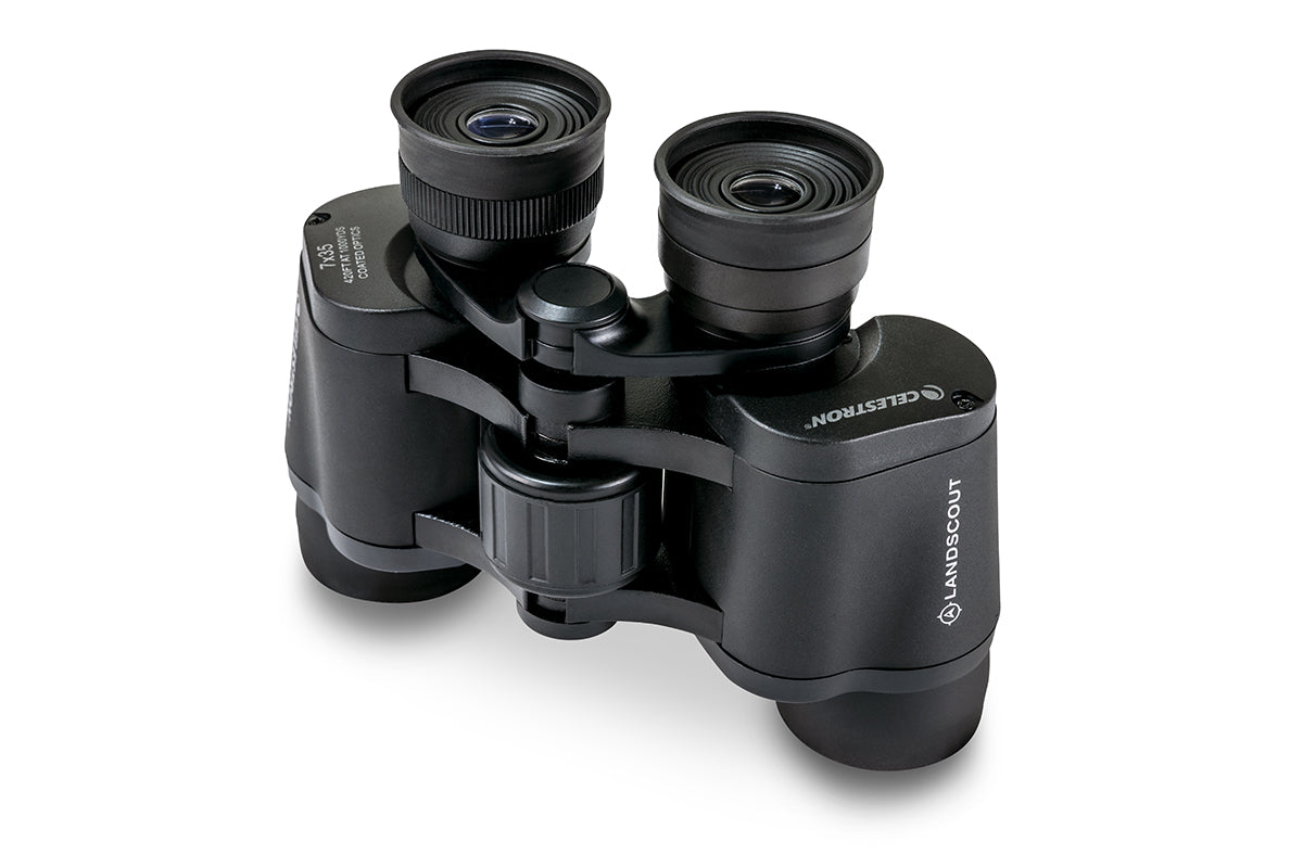 LandScout 7x35mm Porro Prism Binoculars for Adults - High Power Waterproof Compact Binoculars for Bird Watching, Hunting, Hiking & Travel