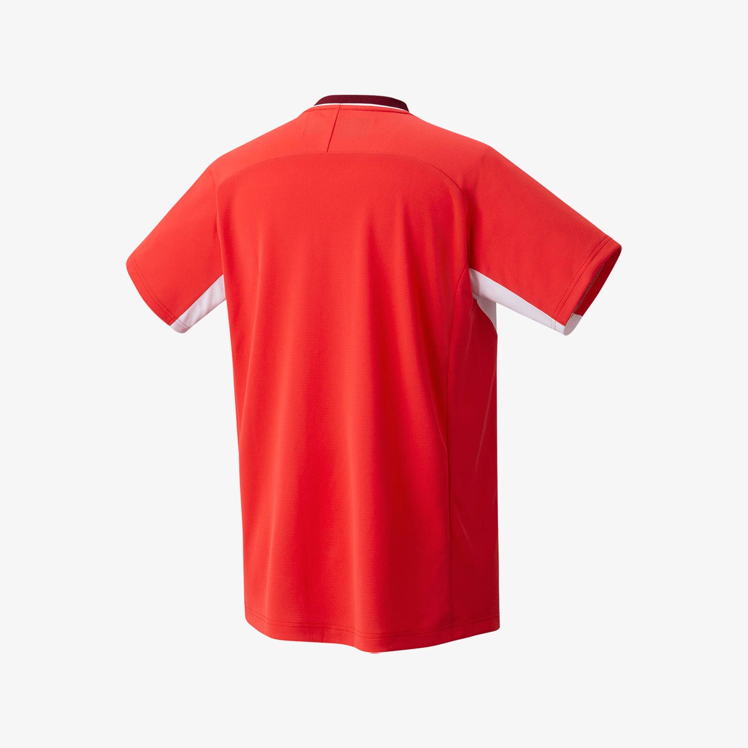 Yonex Men's Tournament Crew Neck Tennis Shirt 10568PR - Pearl Red - Moisture Wicking & Breathable for Competitive Play & Training