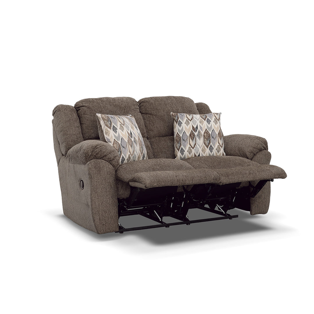 Newport Reclining Loveseat - Modern Comfortable 2-Seater Sofa with Adjustable Backrest for Living Room, Home Theater & Small Spaces