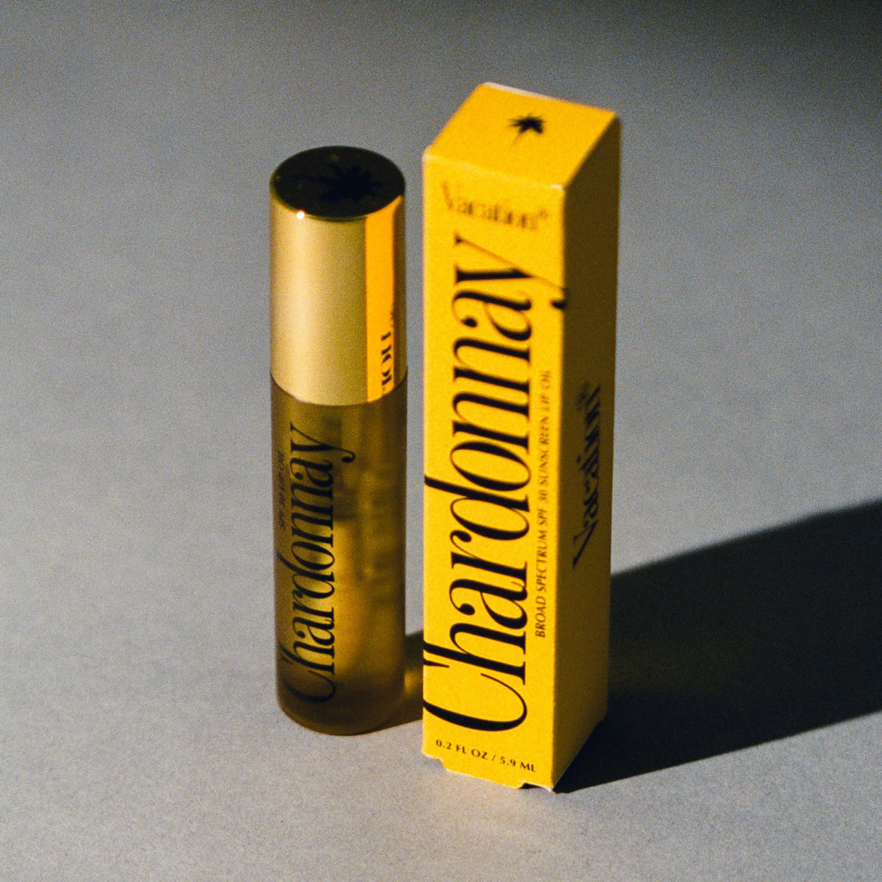 Chardonnay Lip Oil with SPF 30 - Hydrating & Sun Protection for Dry Lips - Perfect for Outdoor Activities, Beach Days & Daily Moisturizing