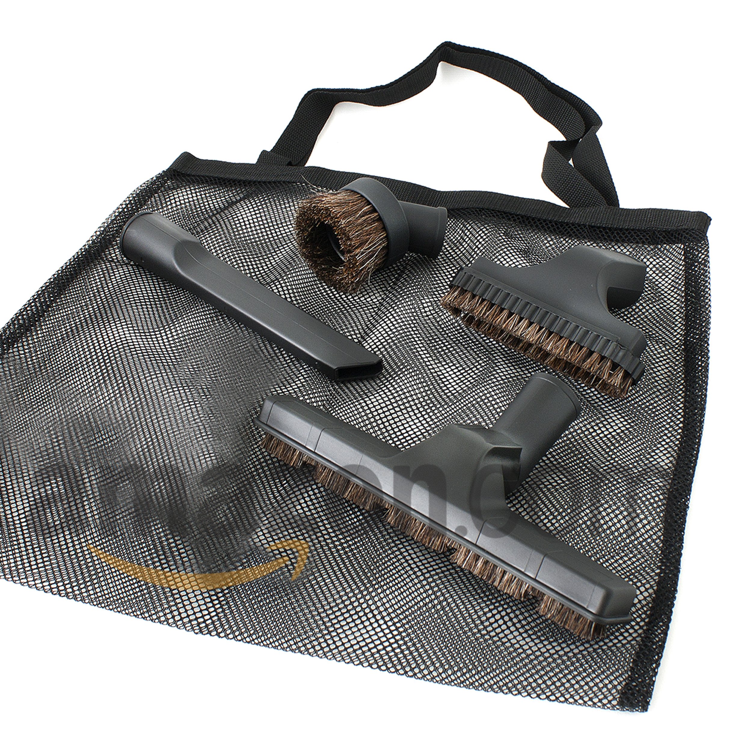 30ft Deluxe Air Attachment Kit with TurboCat Central Vacuum Brush - Powerful Cleaning for Carpets, Upholstery & Hard Floors - Perfect for Home, Office & Car Detailing