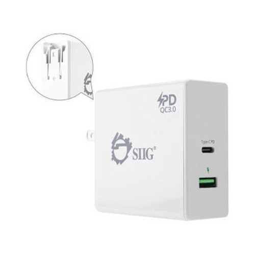 65W USB C PD Fast Charger with Power Delivery - Compatible with iPhone, MacBook, Samsung & More - Perfect for Travel, Office & Home Charging