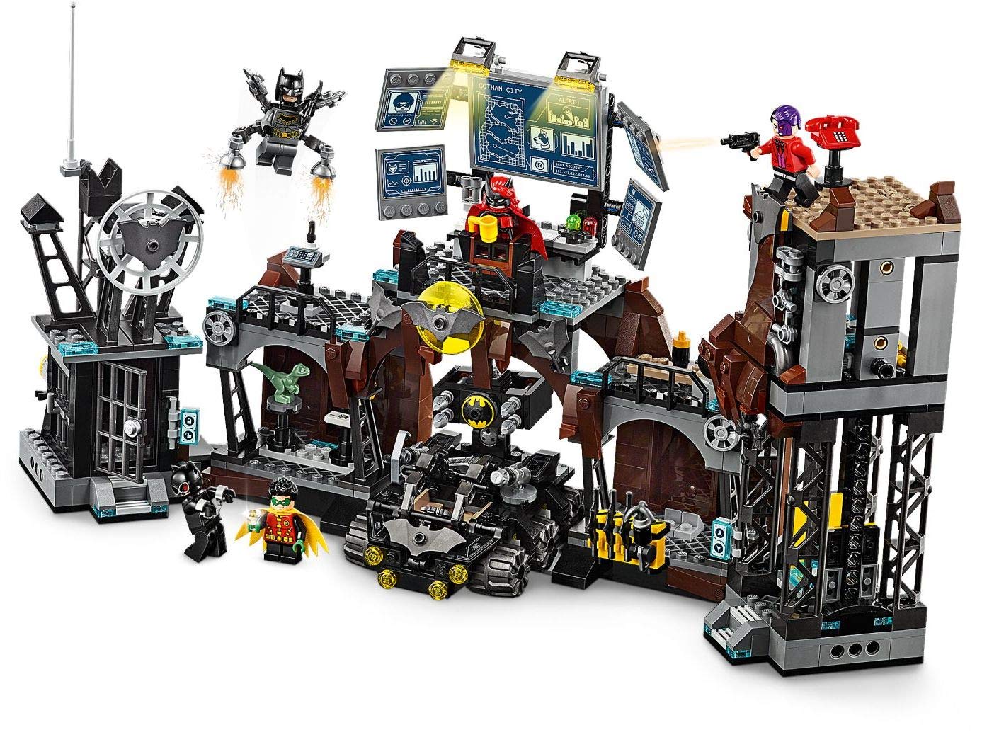 LEGO® DC Comics Super Heroes™ Batcave Clayface Invasion Building Toy Set for Kids Ages 8+ (1038 Pieces) - Perfect for Superhero Play, Collecting & Creative Construction