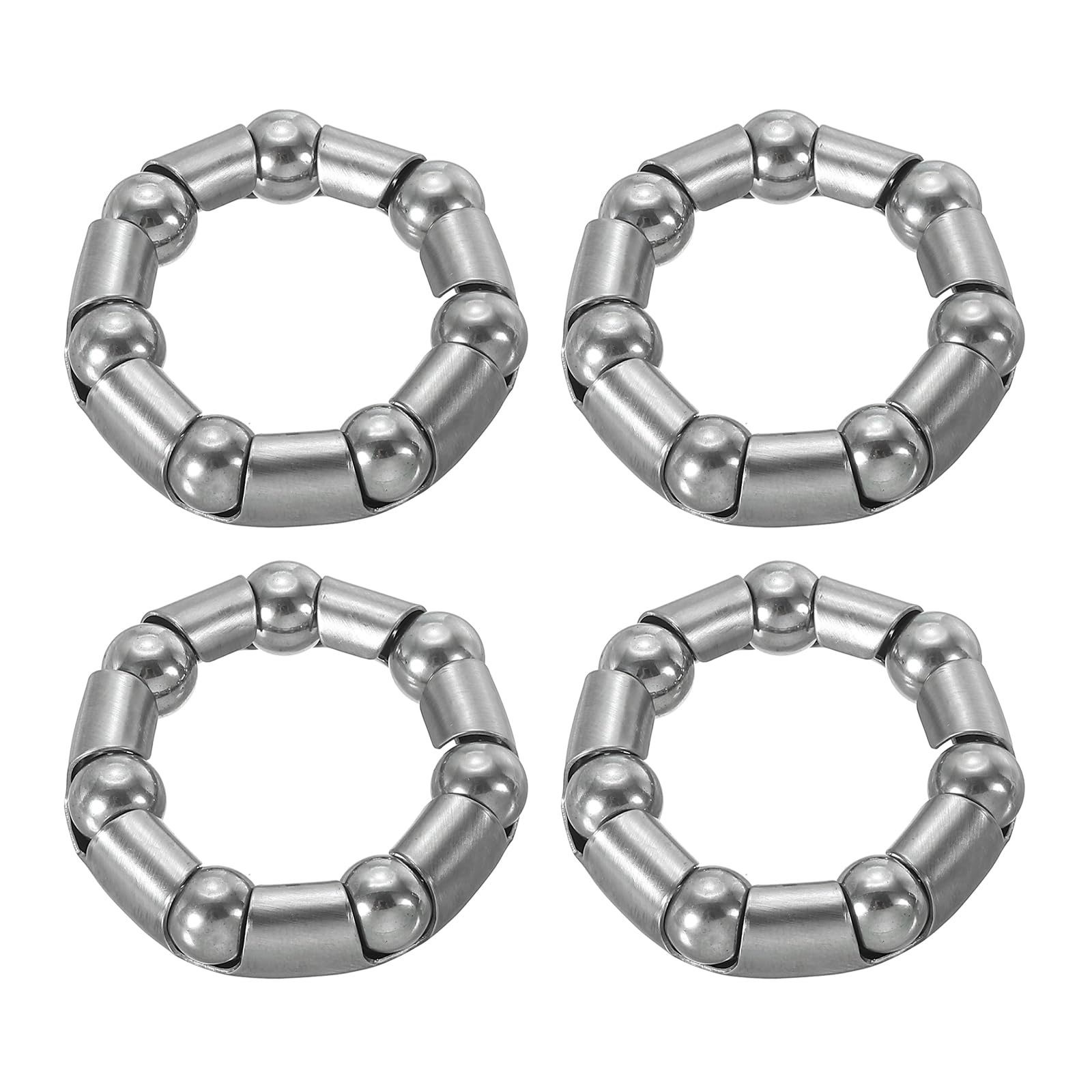 PATIKIL Stainless Steel Bike Ball Crank Bearing Set - Front & Rear Bicycle Bearings Replacement Parts for Bike Repair | Perfect for Mountain, Road & Commuter Bikes