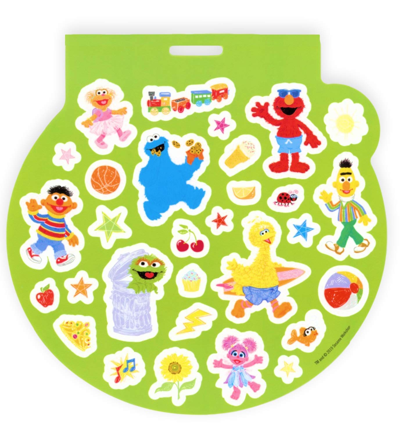 Sesame Street Cookie Monster Sticker Book - 300+ Fun Themed Stickers for Kids, Scrapbooking & DIY Crafts