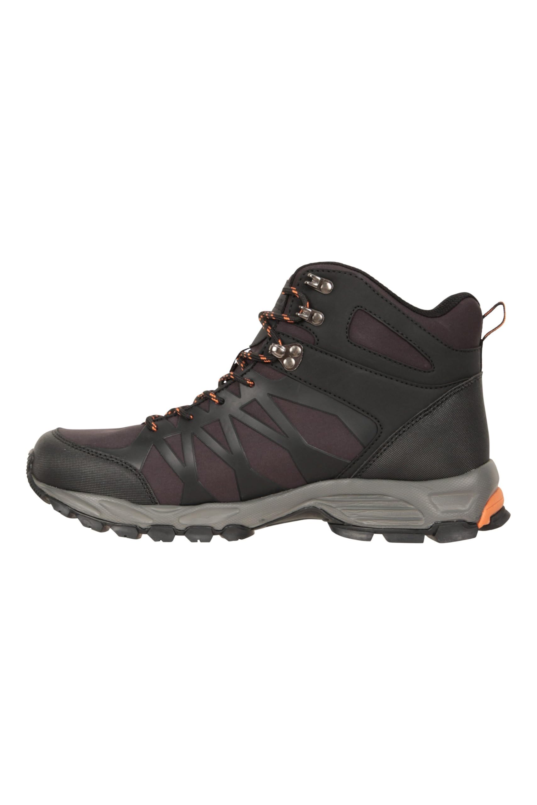Mountain Warehouse Trekker II Men's Waterproof Softshell Hiking Boots - Lightweight Phylon Midsole, Breathable Mesh Lining, Durable Rubber Outsole - Perfect for Spring/Summer Travel, Outdoor Adventures & Trail Hiking
