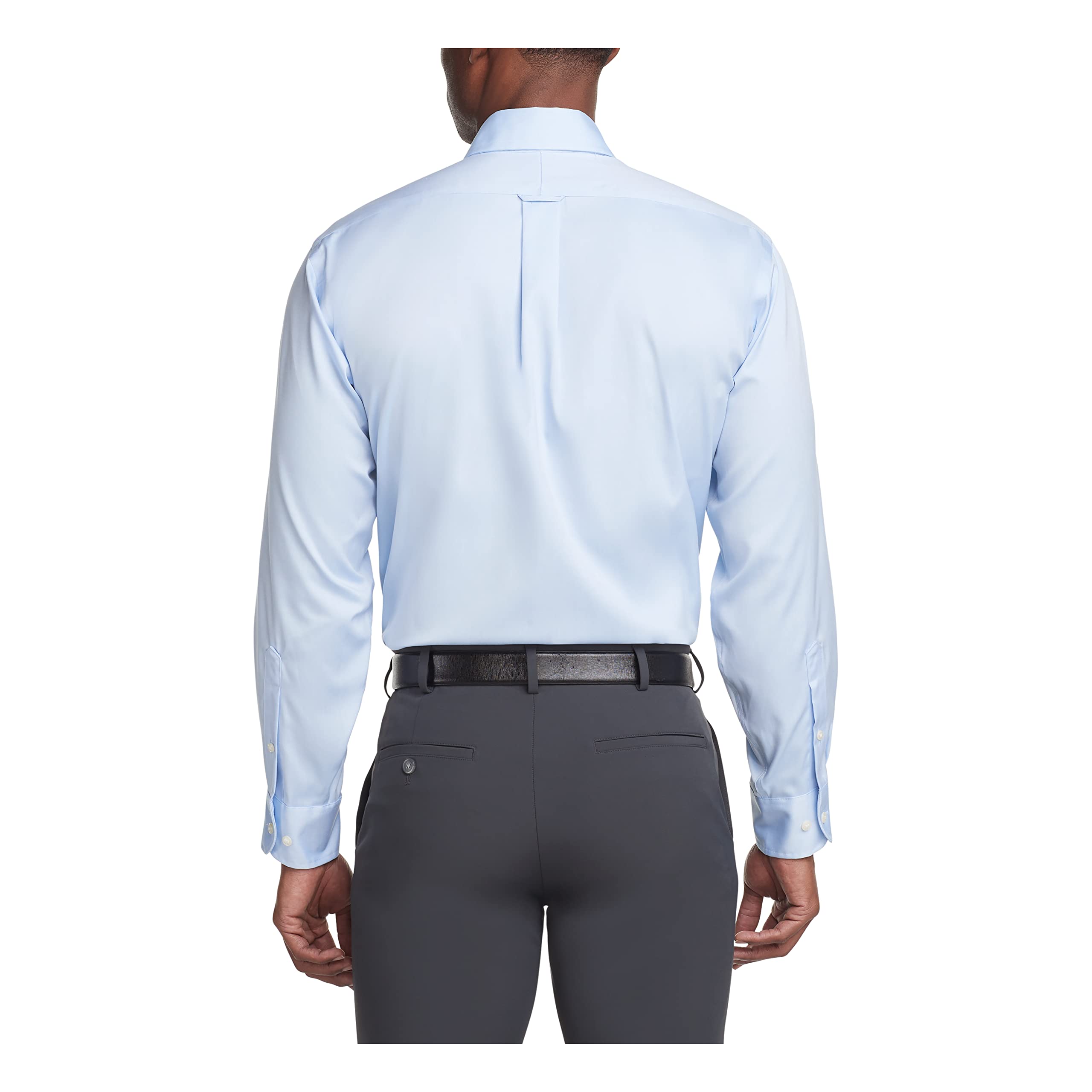 Van Heusen Men's Non-Iron Dress Shirt - Regular Fit Solid Color Business Casual Shirt for Office, Interviews & Formal Occasions